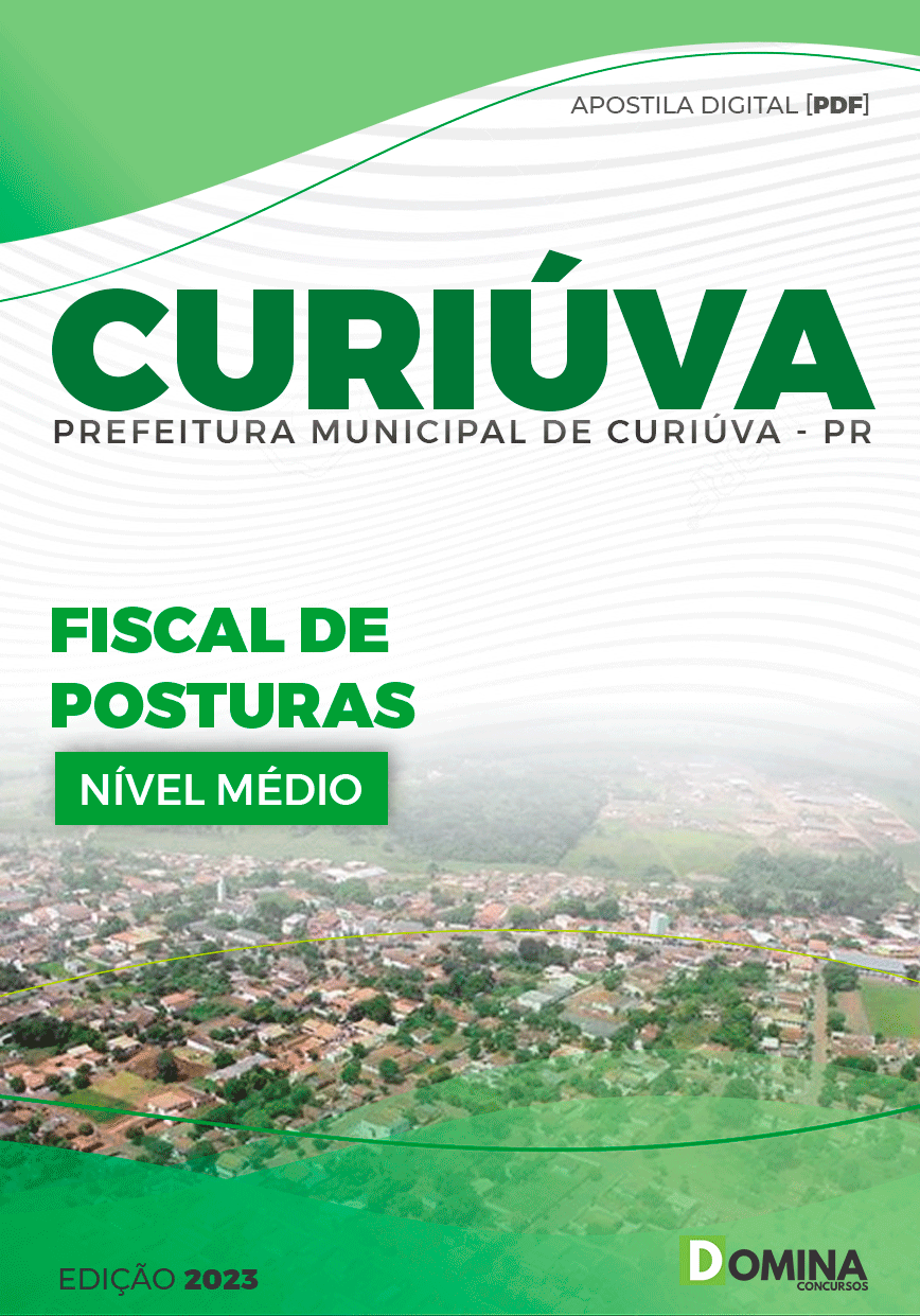 Apostila Concurso Pref Curiúva PR 2023 Fiscal Postura