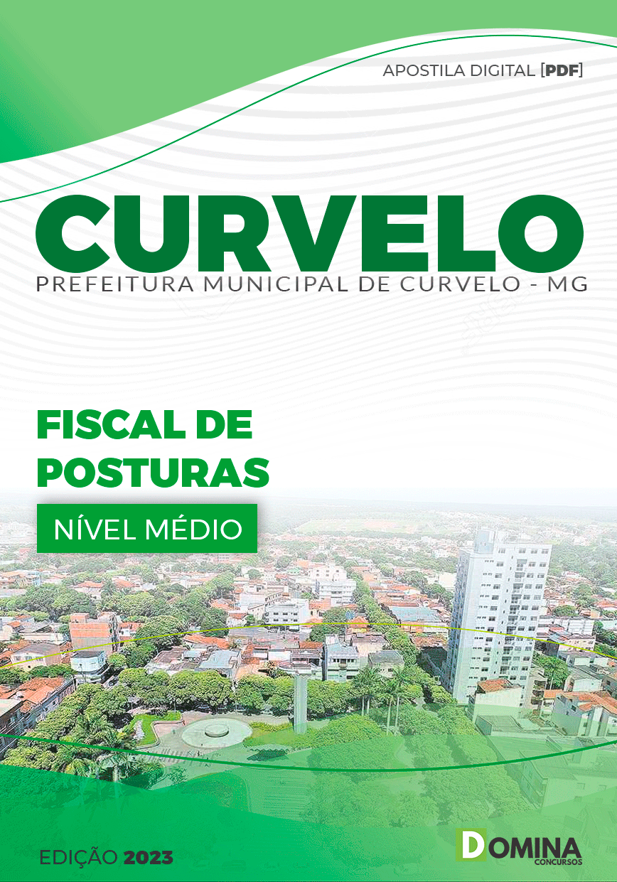 Apostila Concurso Pref Curvelo MG 2024 Fiscal Posturas