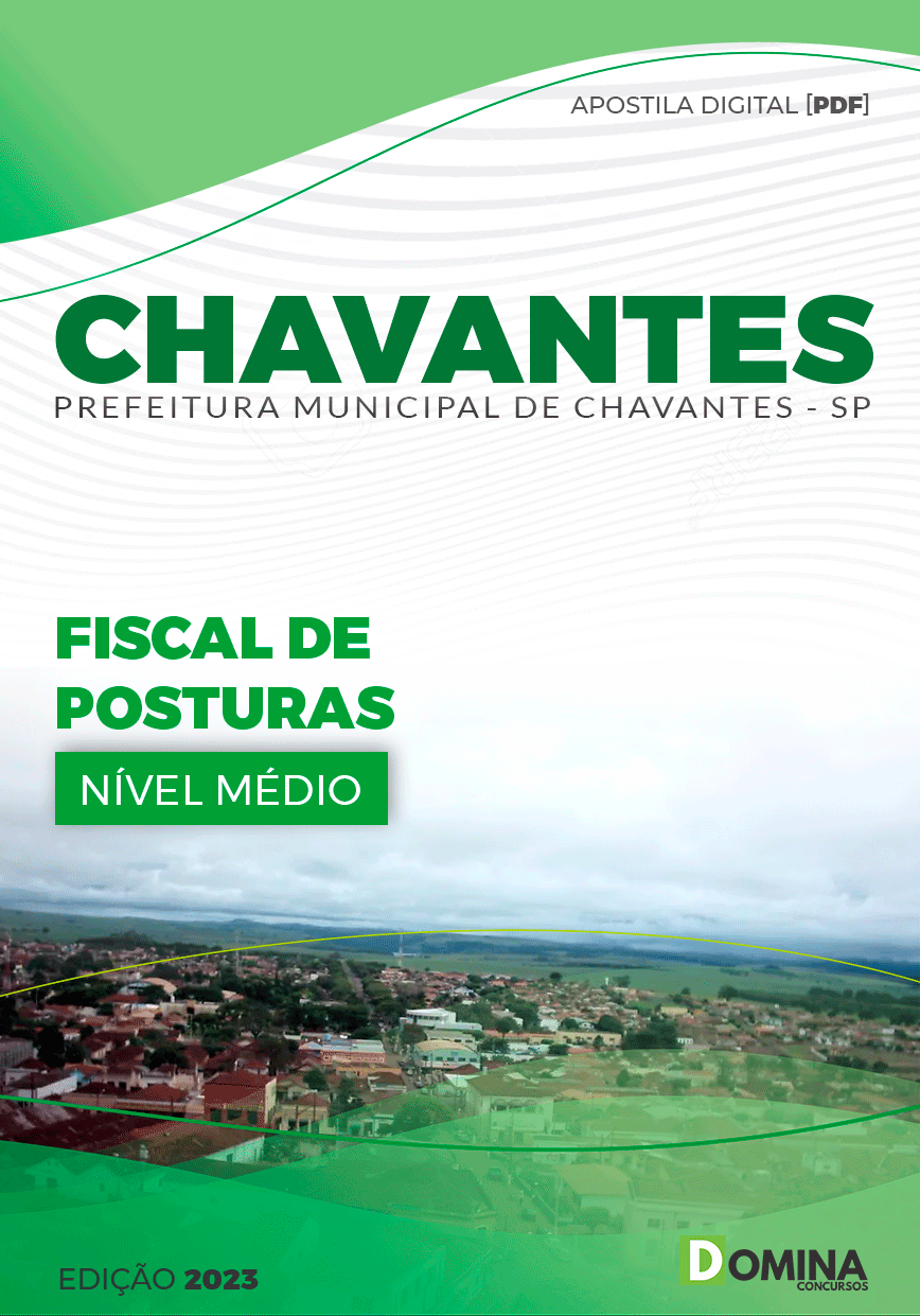 Apostila Pref Chavantes SP 2023 Fiscal de Posturas