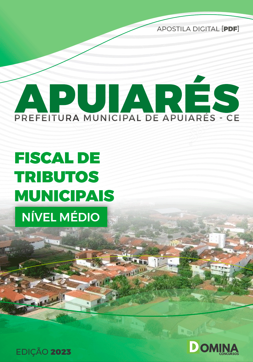 Apostila Concurso Pref Apuiarés CE 2023 Fiscal Tributos Municipais