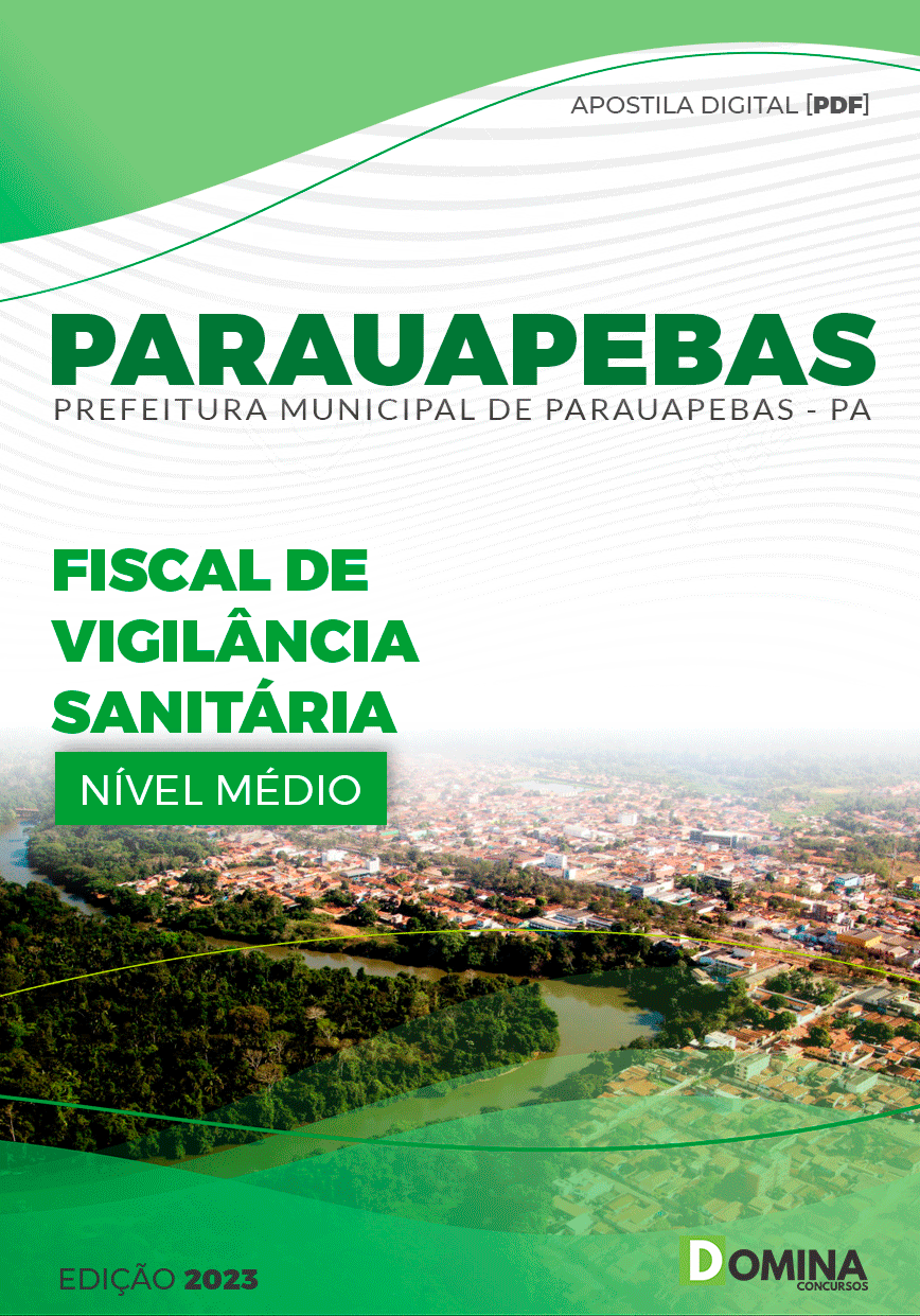 Apostila Pref Parauapebas PA 2023 Fiscal Vigilância Sanitária