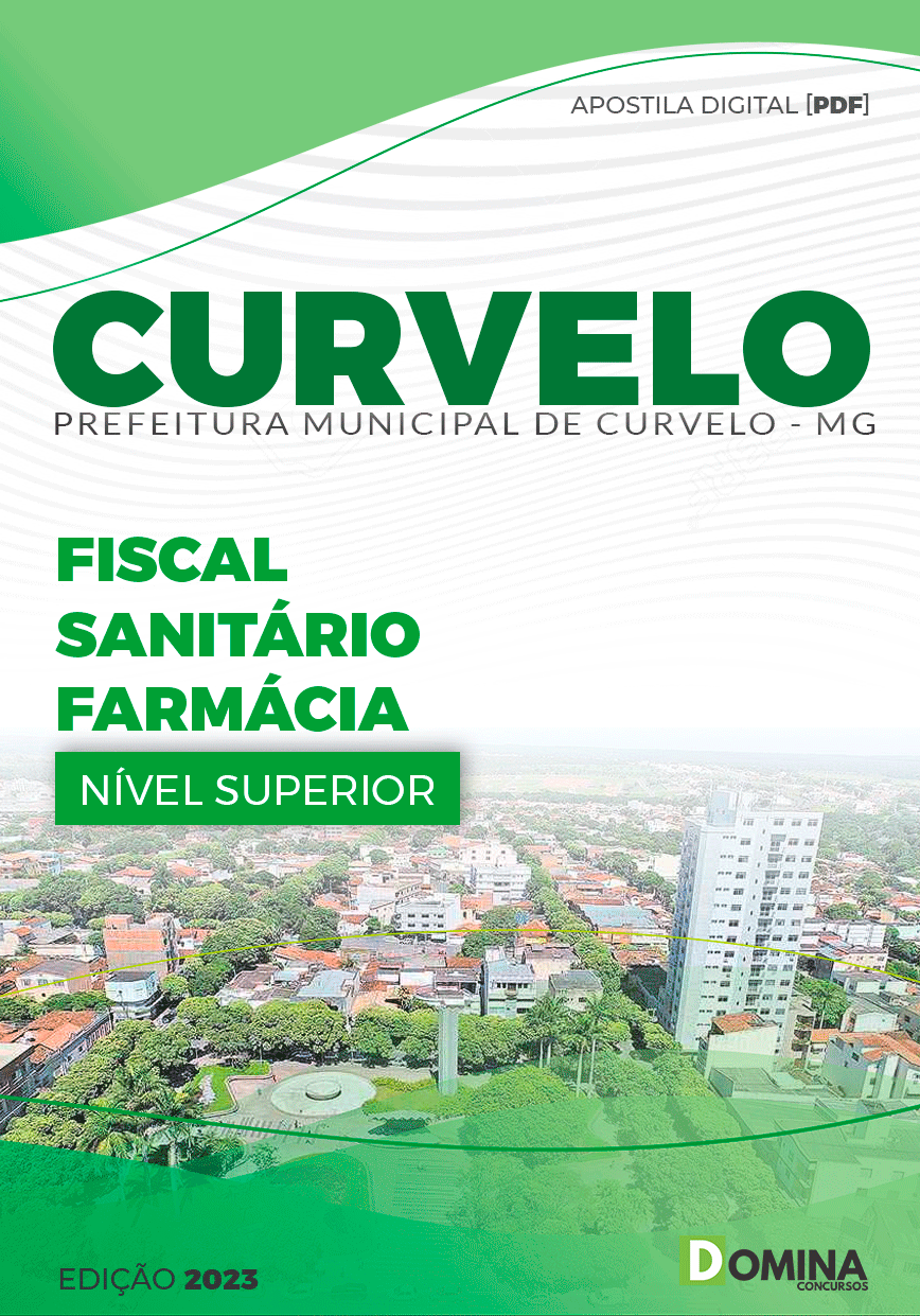 Apostila Pref Curvelo MG 2024 Fiscal Sanitário Farmácia