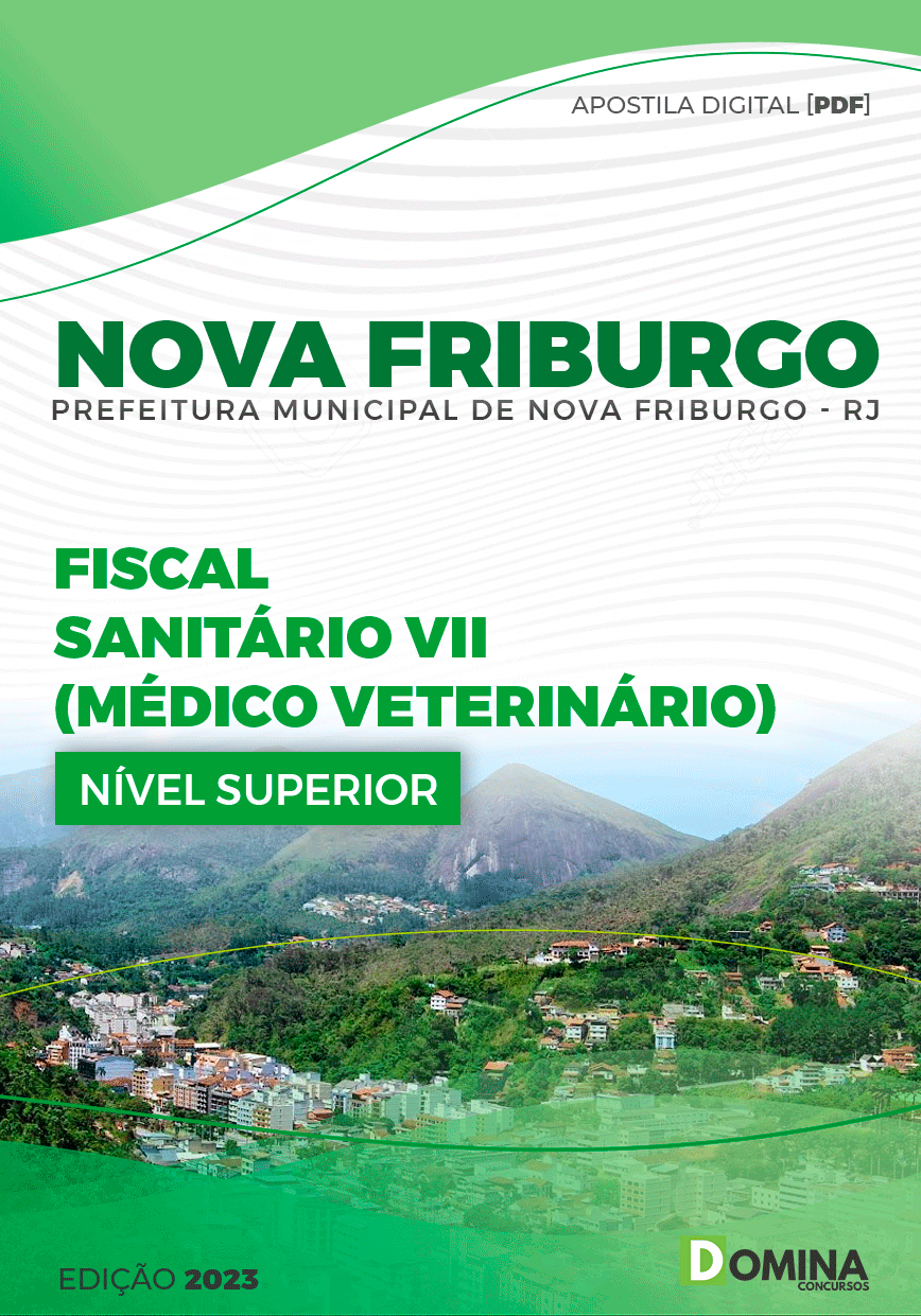 Apostila Pref Nova Friburgo RJ 2023 Fiscal Sanitário VII Médico Veterinário