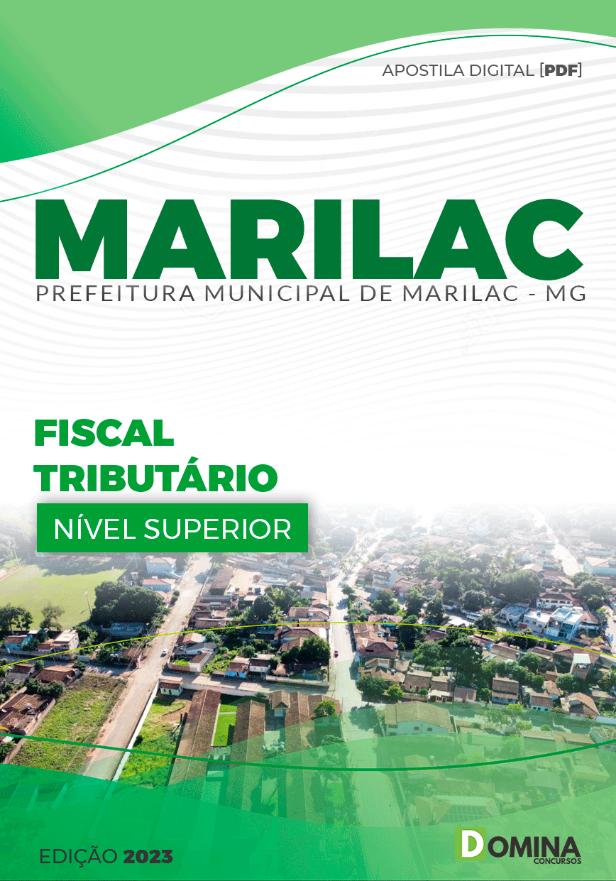 Apostila Pref Marilac MG 2023 Fiscal Tributário