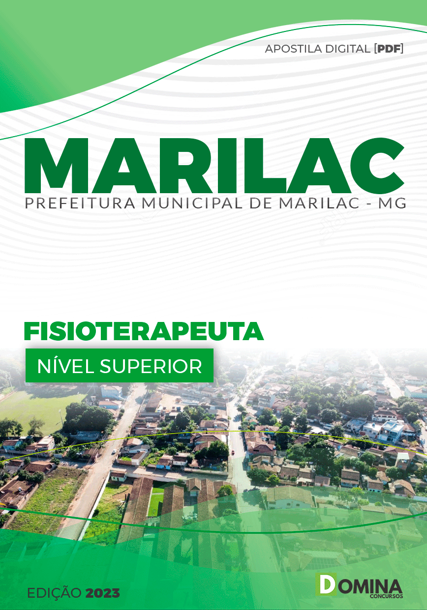 Apostila Pref Marilac MG 2023 Fisioterapeuta