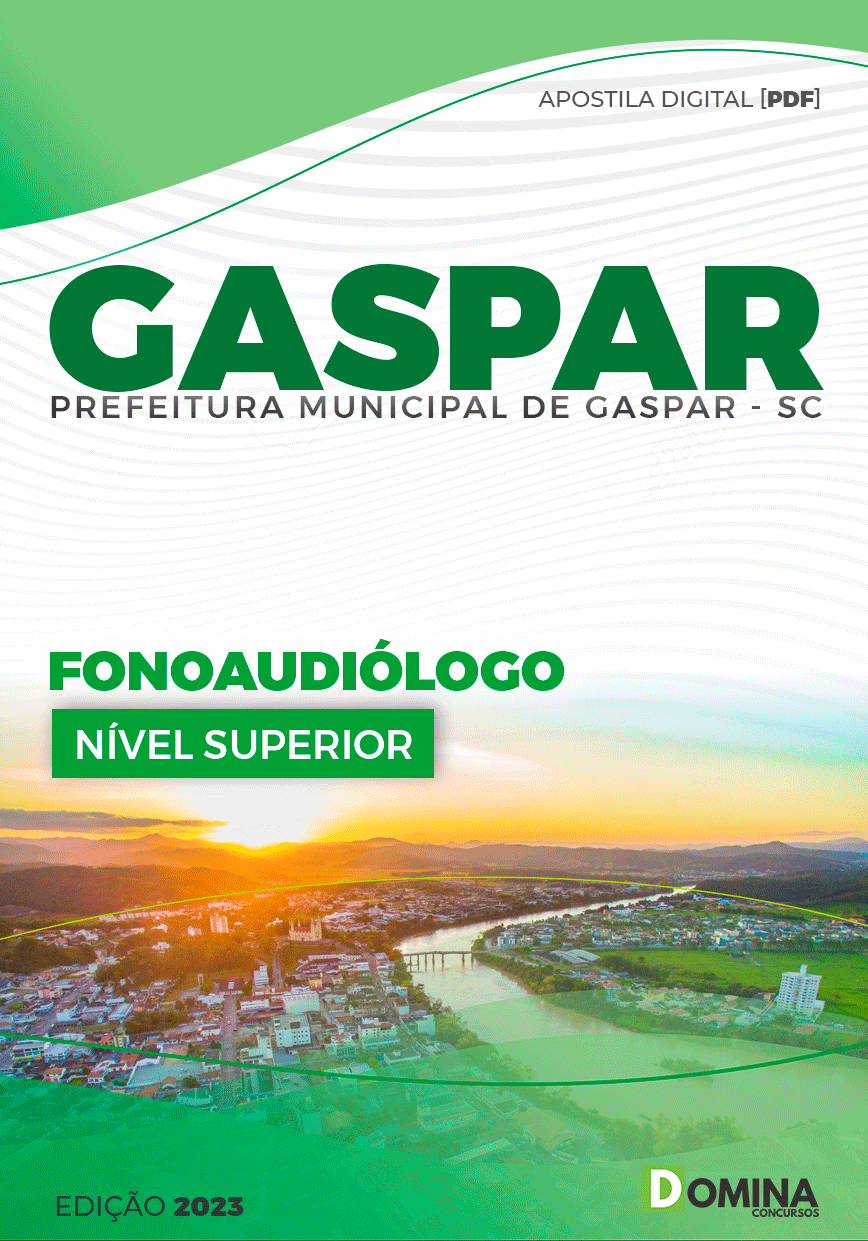 Apostila Pref Gaspar SC 2023 Fonoaudiologia