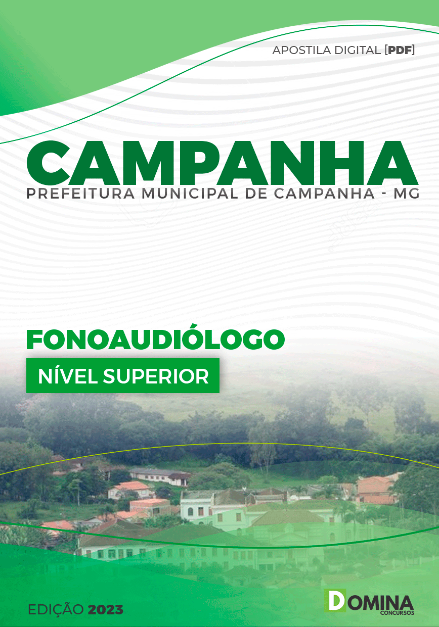Apostila Concurso Pref Campanha MG 2024 Fonoaudiólogo