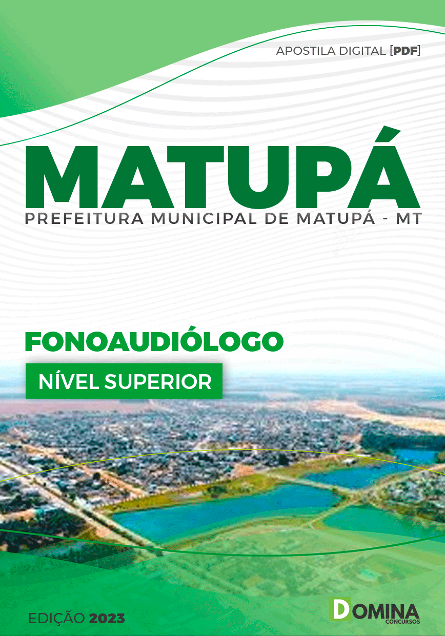 Apostila Concurso Pref Matupá MT 2023 Fonoaudiólogo
