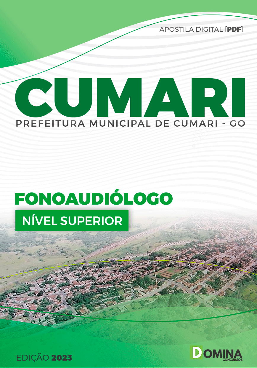 Apostila Concurso Pref Cumari GO 2024 Fonoaudiólogo