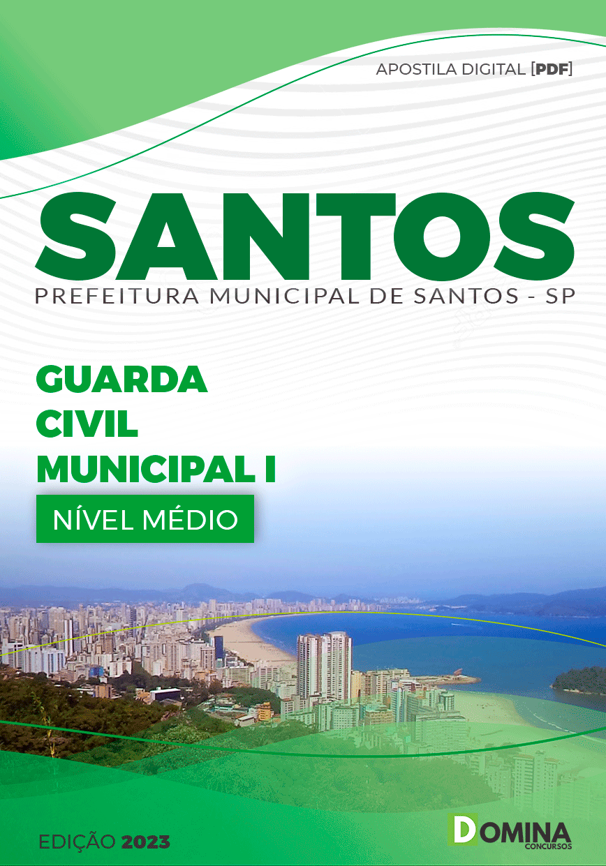 Apostila Pref Santos SP 2023 Guarda Civil Municipal I