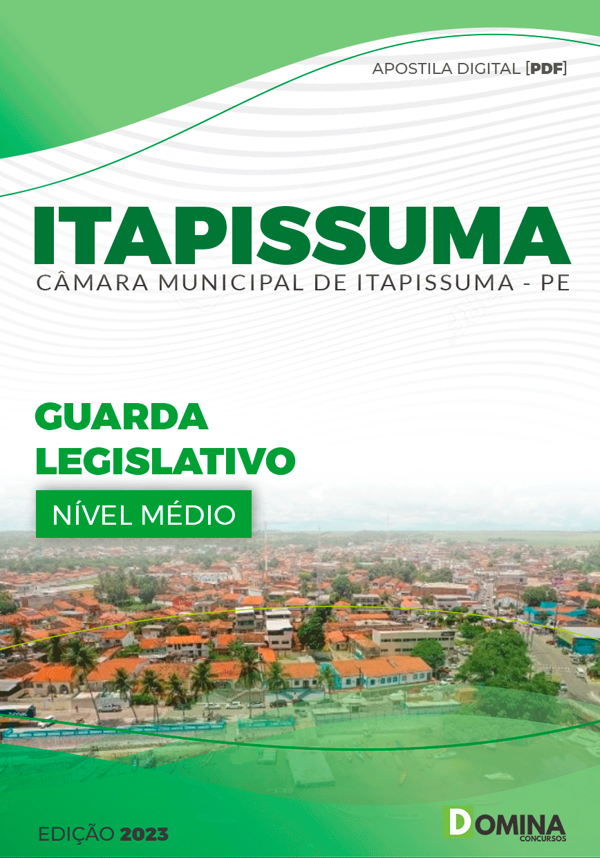 Apostila Concurso Câmara Itapissuma PE 2024 Guarda Legislativo