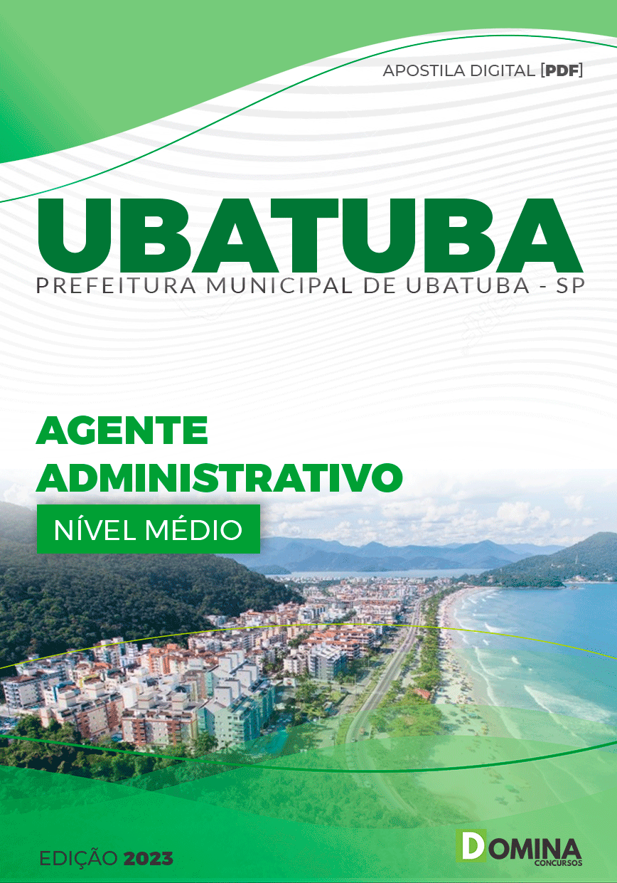 Apostila Concurso Pref Ubatuba SP 2023 Agente Administrativo