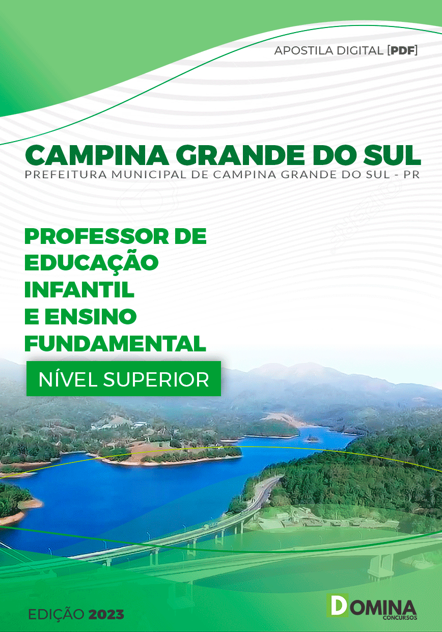Pref Campina Grande do Sul PR 2023 Prof Infantil e Fundamental
