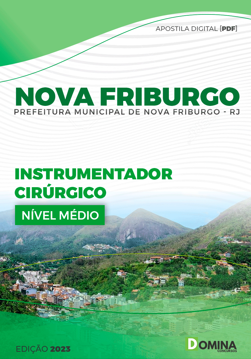 Apostila Pref Nova Friburgo RJ 2023 Instrumentador Cirúrgico