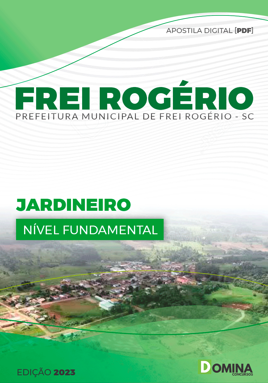 Apostila Pref Frei Rogério SC 2023 Jardineiro
