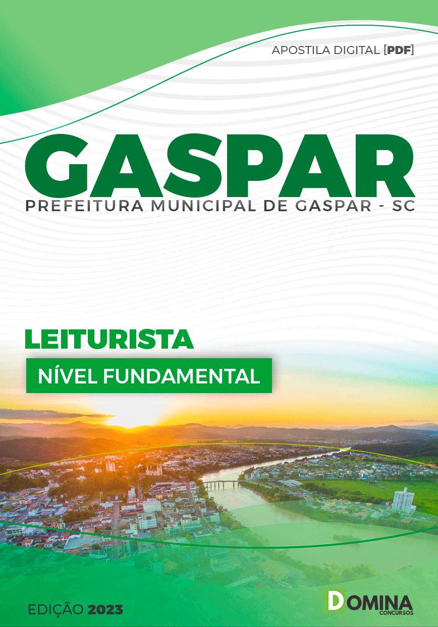 Apostila Pref Gaspar SC 2023 Leiturista