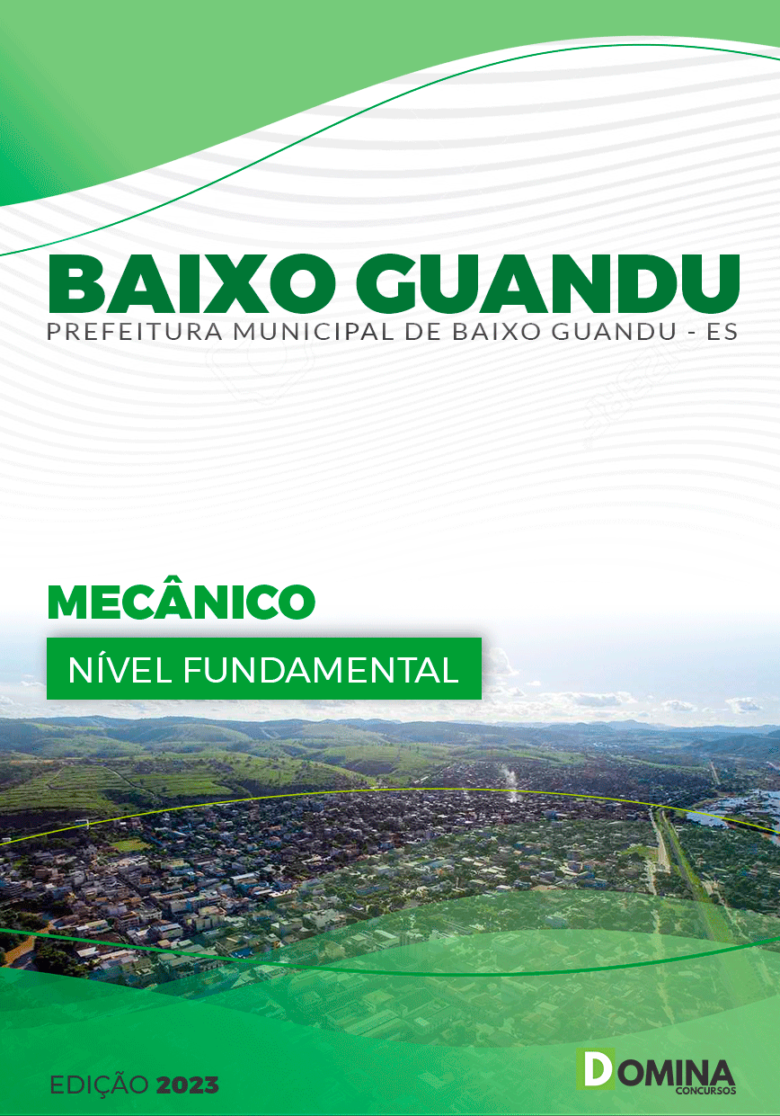 Apostila Pref Baixo Guandu ES 2023 Mecânico