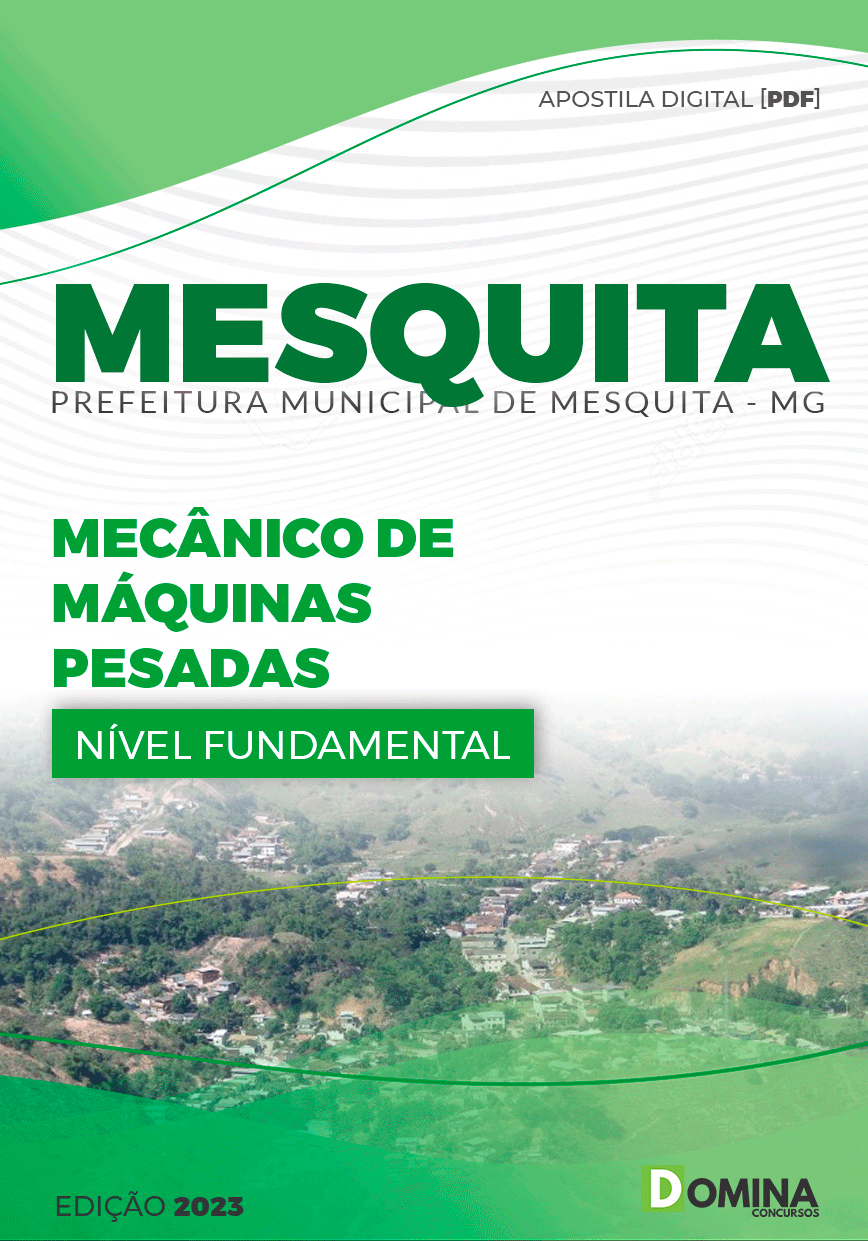 Apostila Pref Mesquita MG 2024 Mecânica Maquina Pesadas