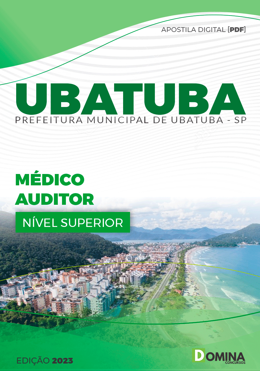 Apostila Concurso Pref Ubatuba SP 2023 Médico Auditor