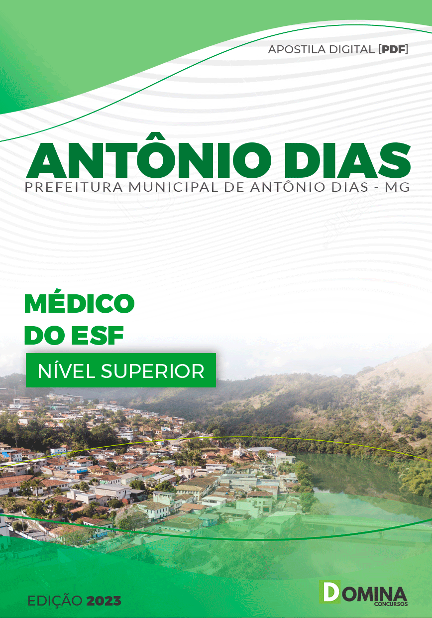 Apostila Pref Antônio Dias MG 2024 Médico ESF