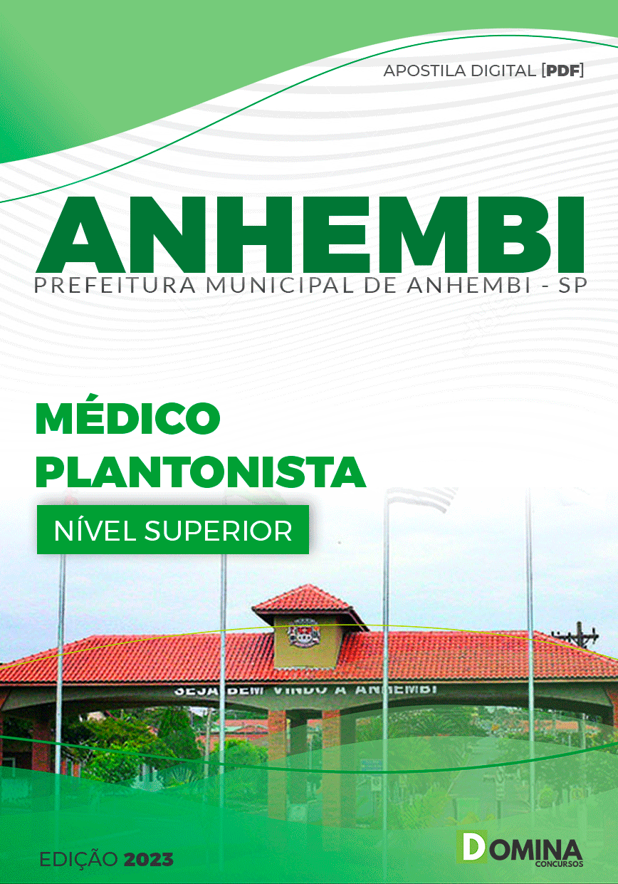 Apostila Concurso Pref Anhembi SP 2023 Médico Plantonista