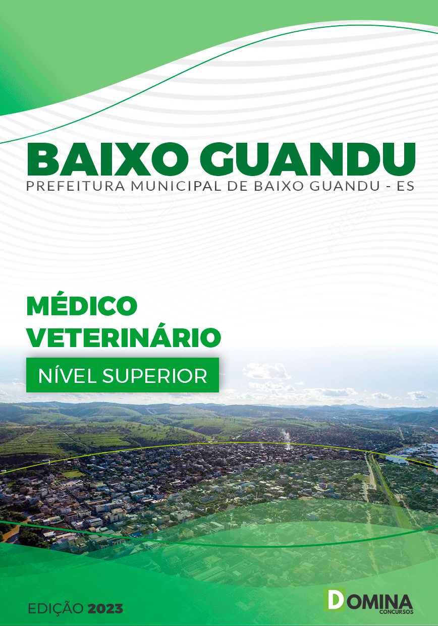 Apostila Pref Baixo Guandu ES 2023 Médico Veterinário