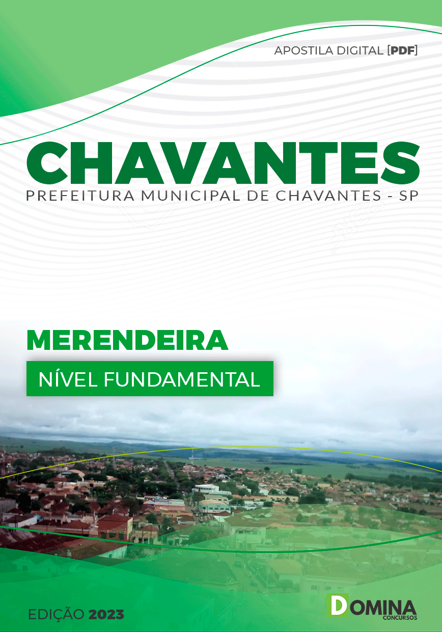 Apostila Pref Chavantes SP 2023 Merendeira