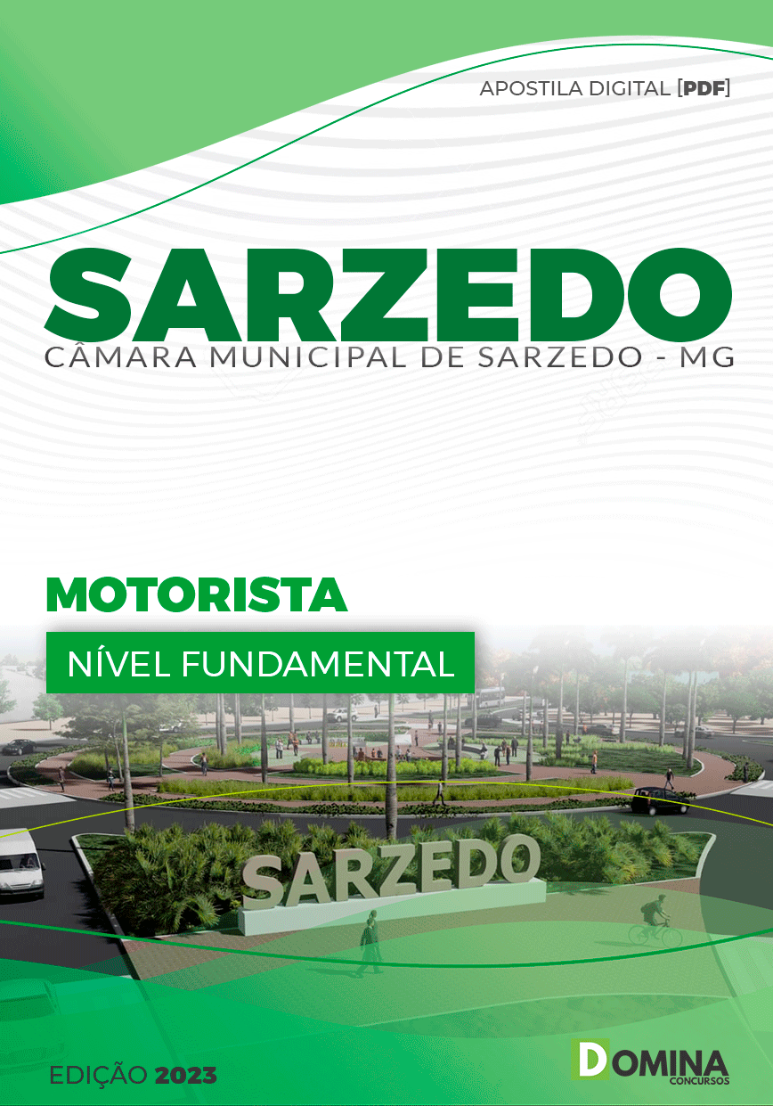 Apostila Câmara Sarzedo MG 2024 Motorista