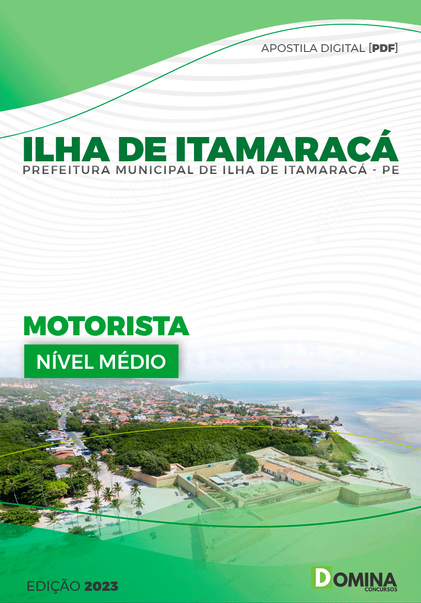 Apostila Câmara Ilha de Itamaracá PE 2023 Motorista
