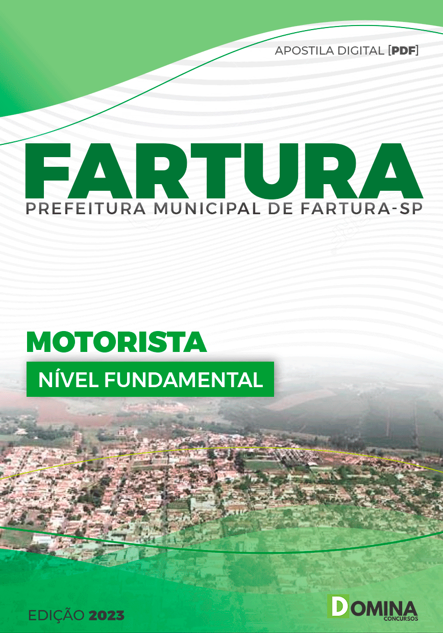 Apostila Concurso Pref Fartura SP 2023 Motorista
