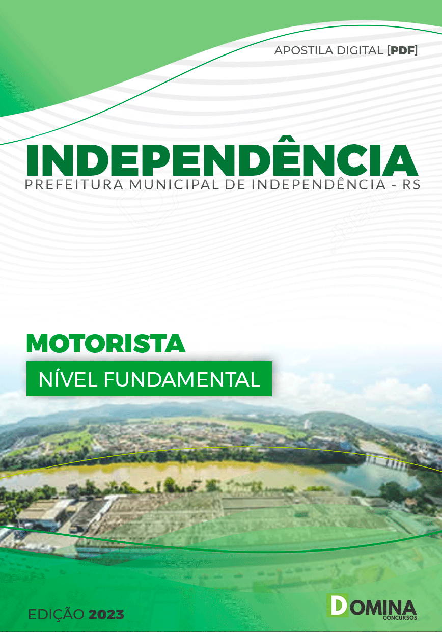 Apostila Concurso Pref Independência RS 2023 Motorista
