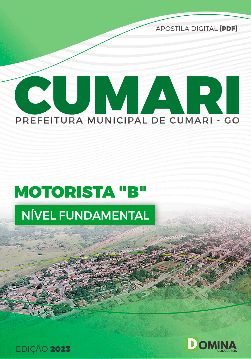 Apostila Concurso Pref Cumari GO 2024 Motorista B