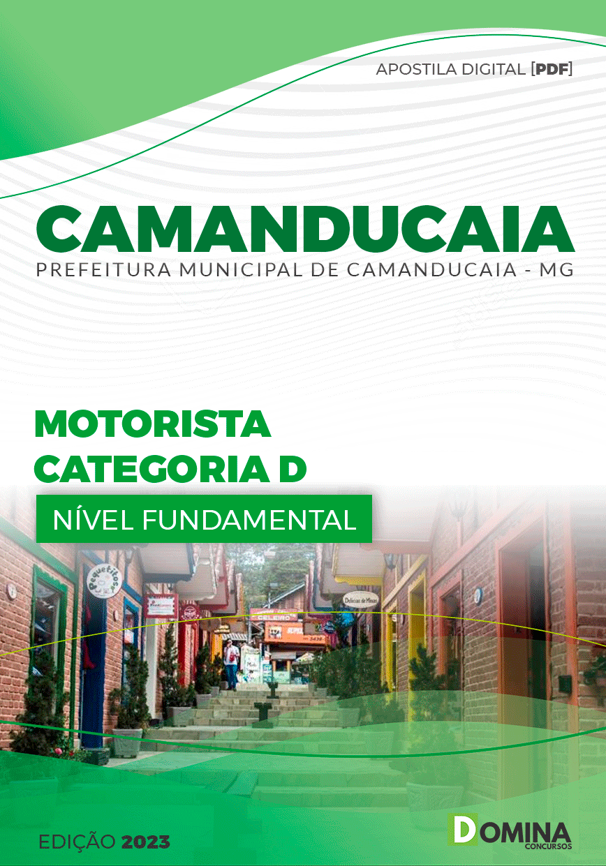 Apostila Pref Camanducaia MG 2024 Motorista Categoria D