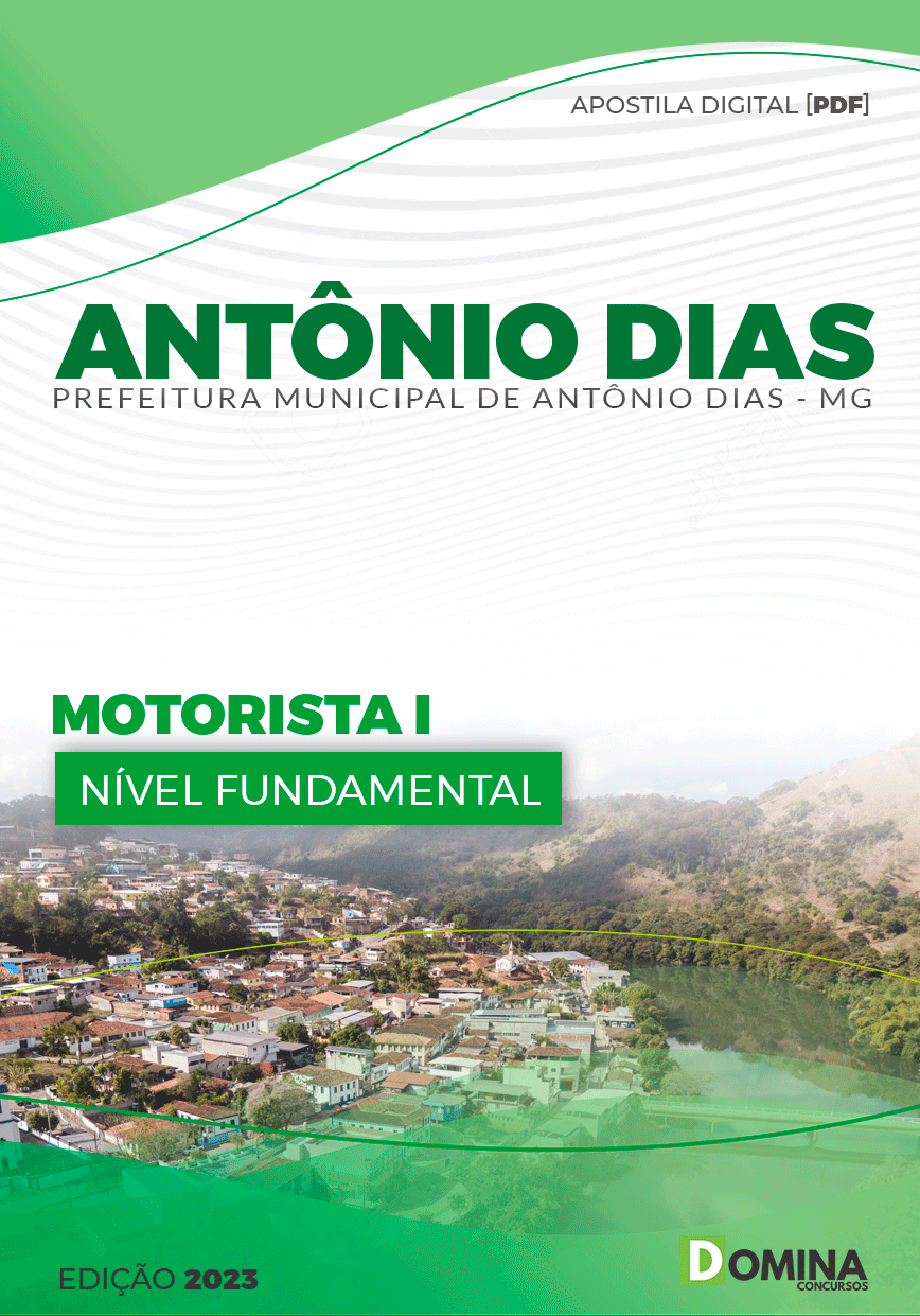 Apostila Pref Antônio Dias MG 2024 Motorista