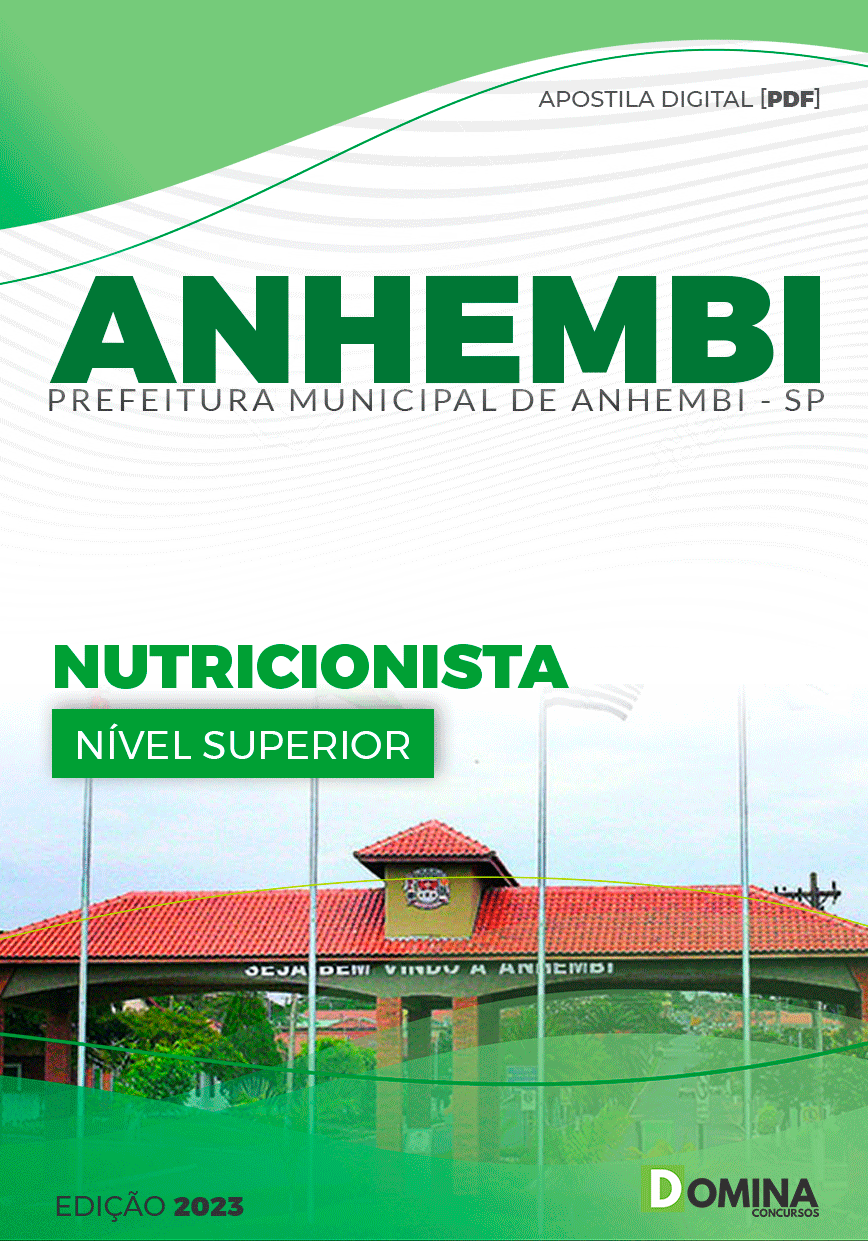 Apostila Concurso Pref Anhembi SP 2023 Nutricionista