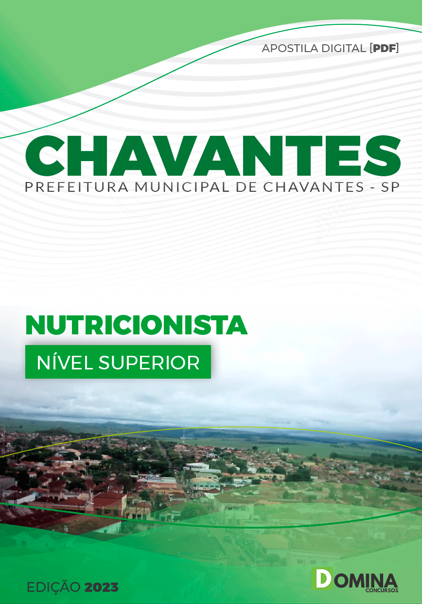 Apostila Pref Chavantes SP 2023 Nutricionista