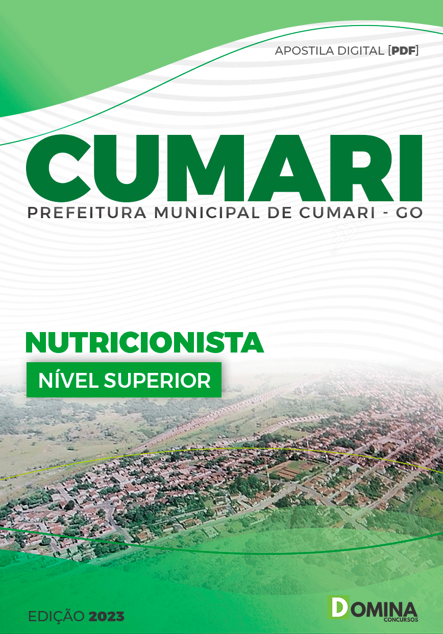 Apostila Concurso Pref Cumari GO 2024 Nutricionista