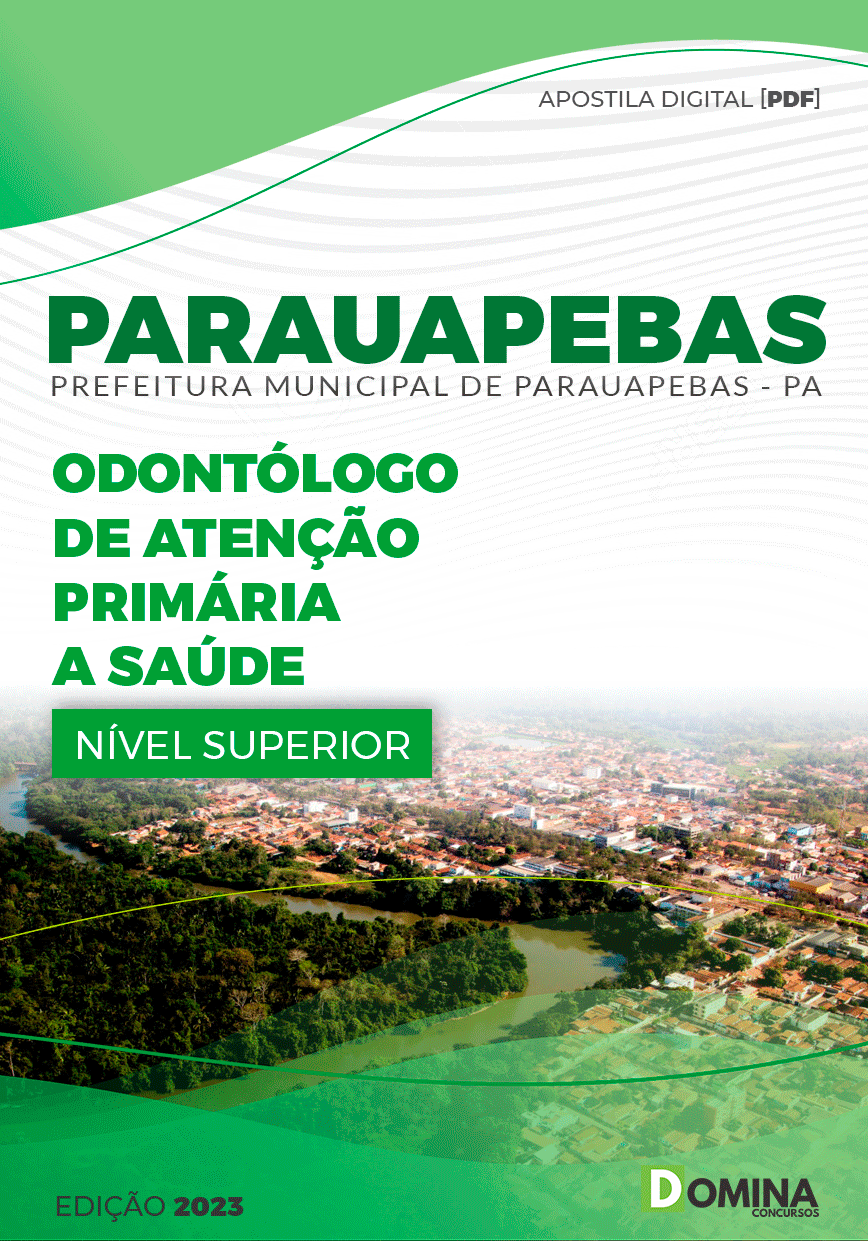 Apostila Pref Parauapebas PA 2023 Odontólogo Primária Saúde