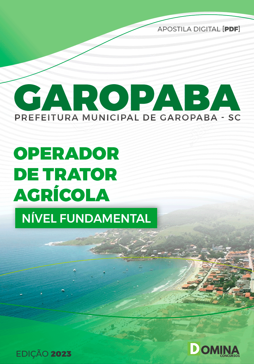 Apostila Pref Garopaba SC 2023 Operador Trator Agrícola