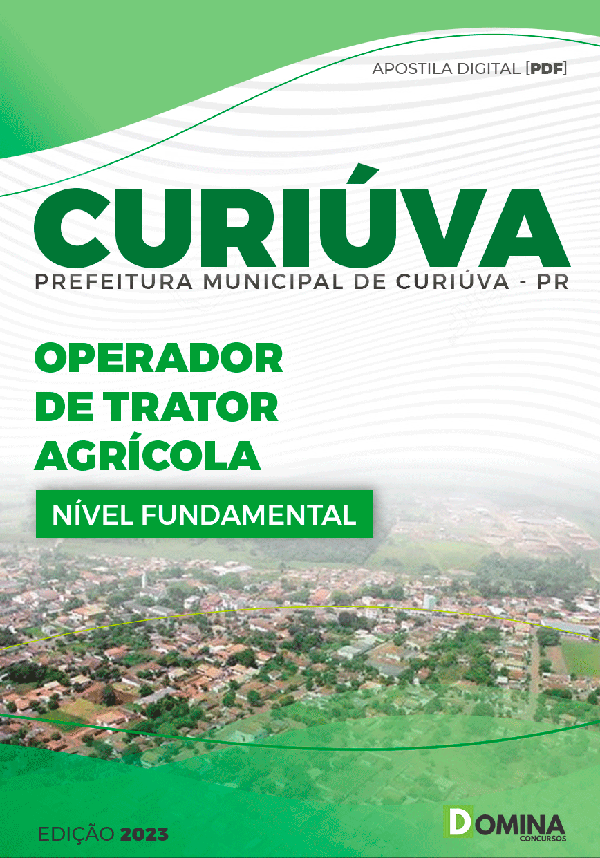Apostila Concurso Pref Curiúva PR 2023 Operador Trator Agrícola