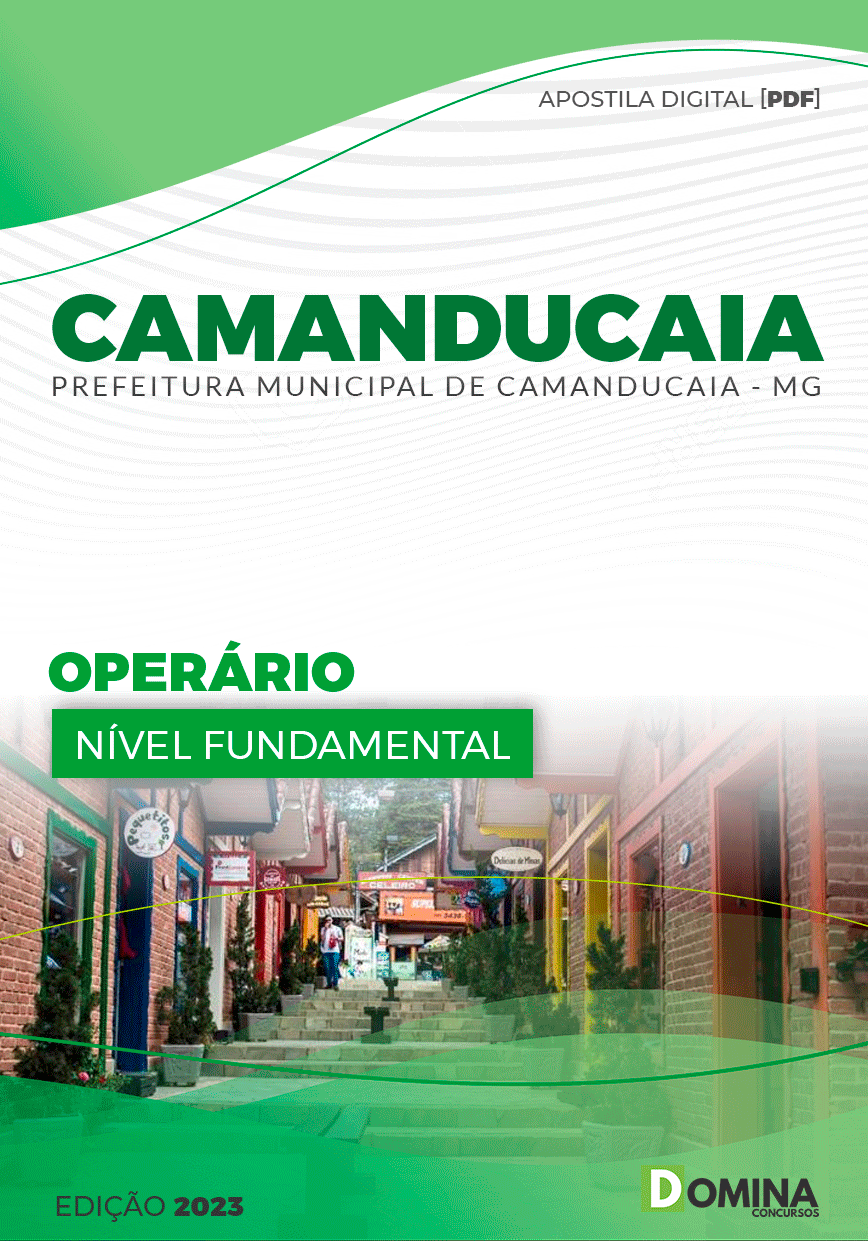 Apostila Pref Camanducaia MG 2024 Operário
