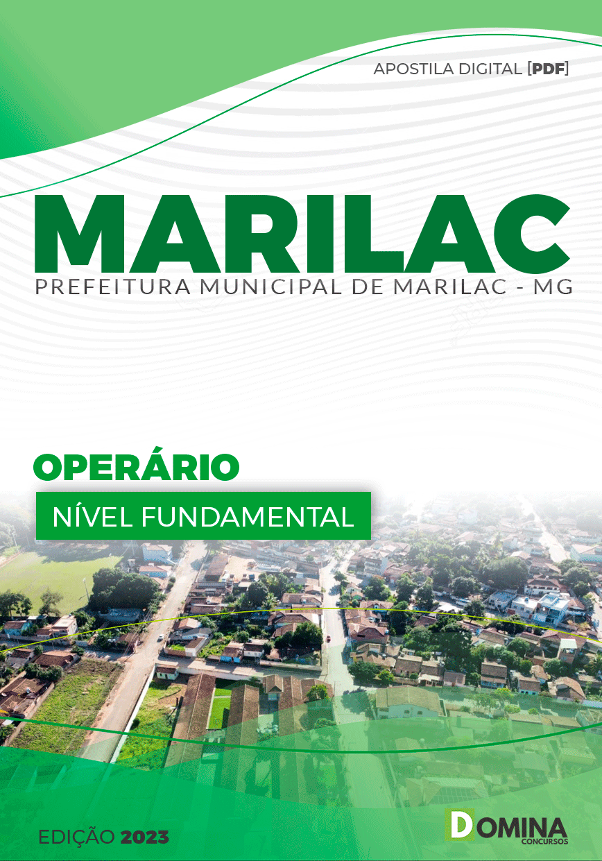 Apostila Pref Marilac MG 2023 Operário