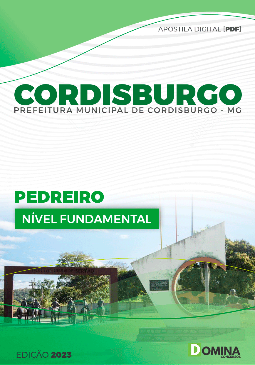Apostila Concurso Pref Cordisburgo MG 2024 Pedreiro