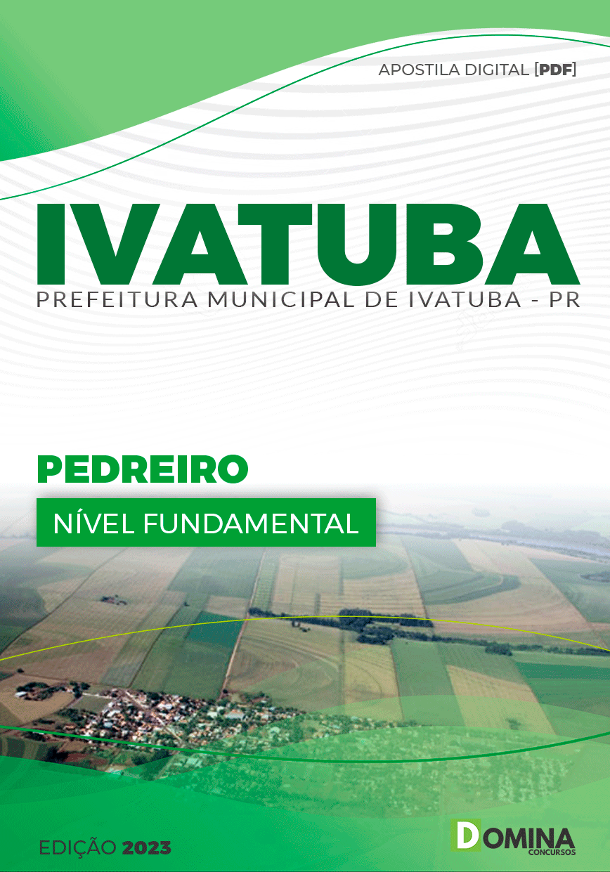 Apostila Pref Ivatuba PR 2023 Pedreiro
