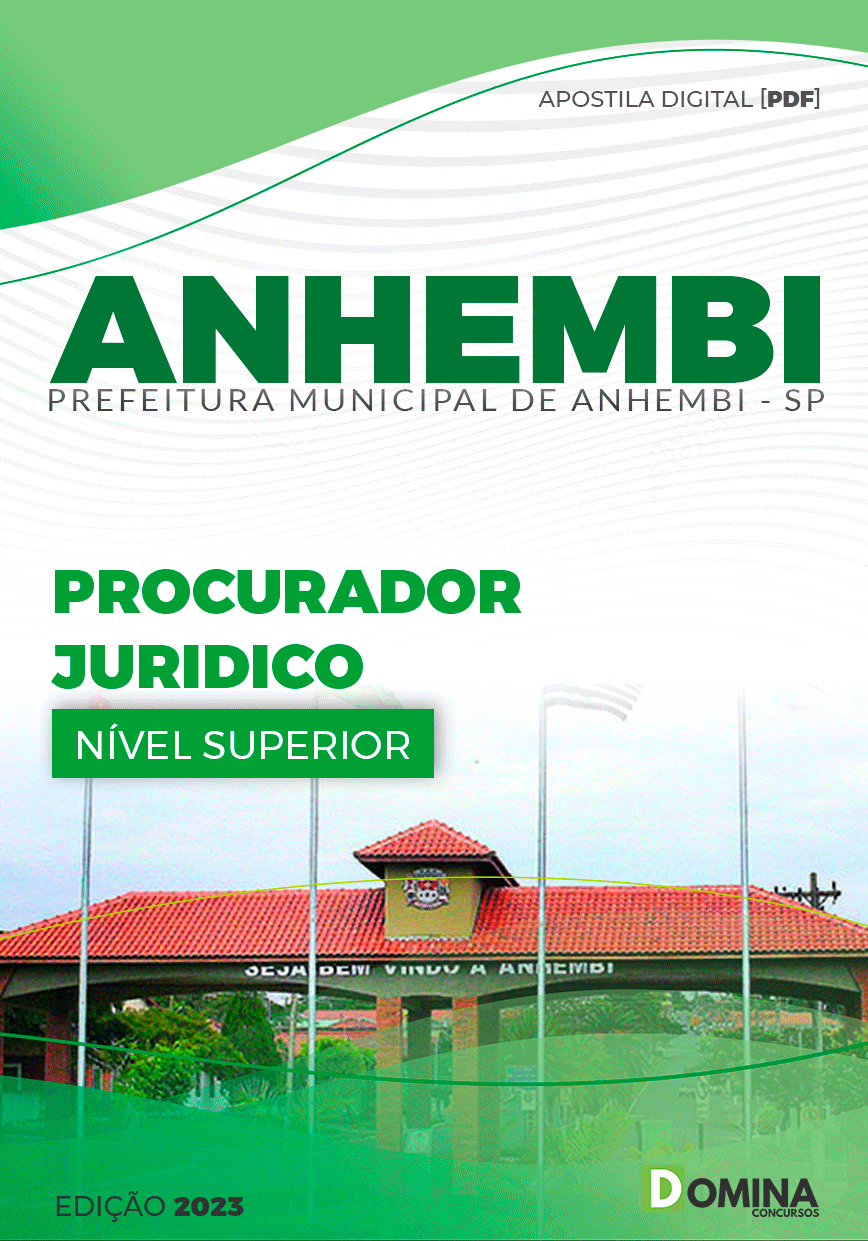 Apostila Concurso Pref Anhembi SP 2023 Procurador Jurídico