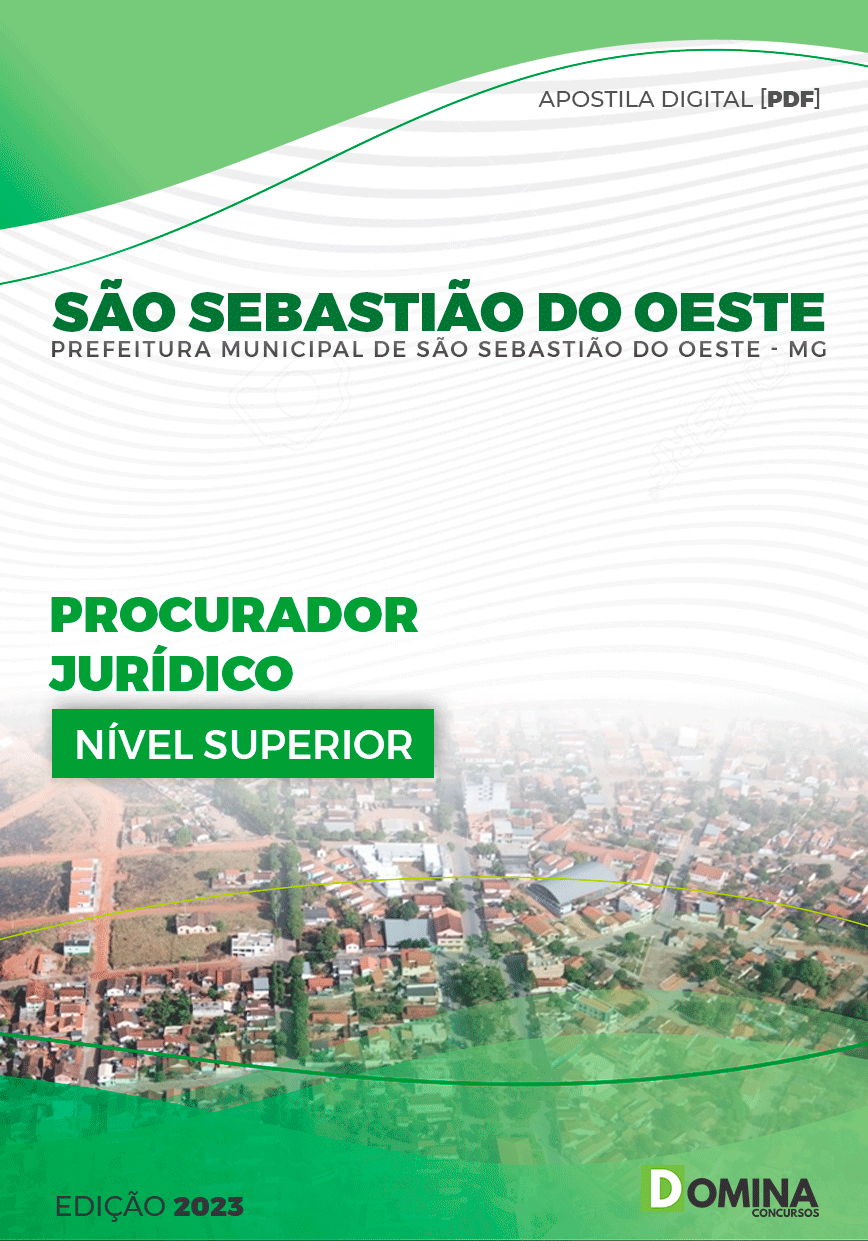 Pref São Sebastião do Oeste MG 2023 Procurador Jurídico