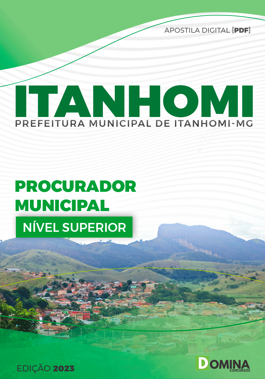 Apostila Concurso Pref Itanhomi MG 2023 Procurador Municipal