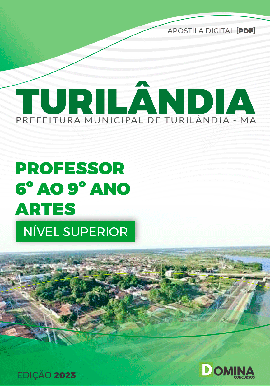 Apostila Pref Turilândia MA 2024 Professor 6º Ao 9º Artes