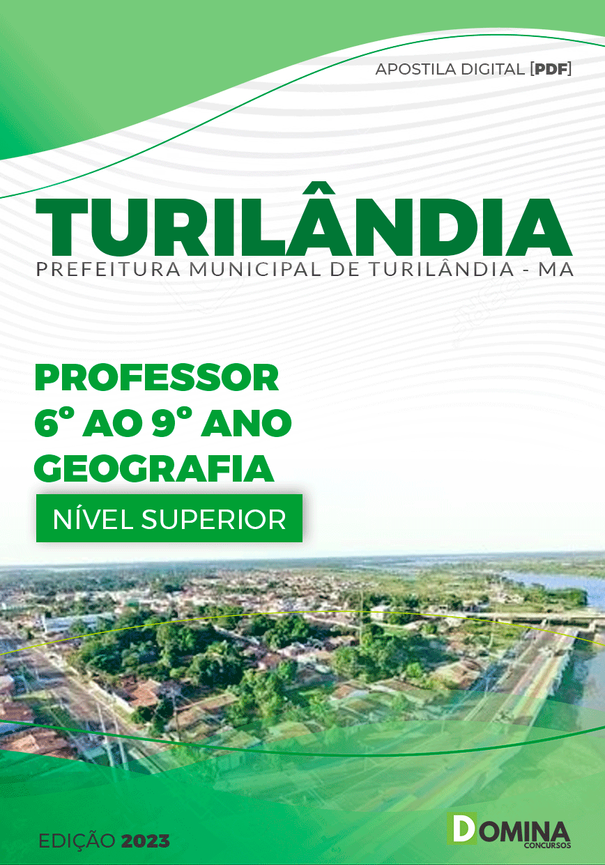 Apostila Pref Turilândia MA 2024 Professor 6º Ao 9º Geografia