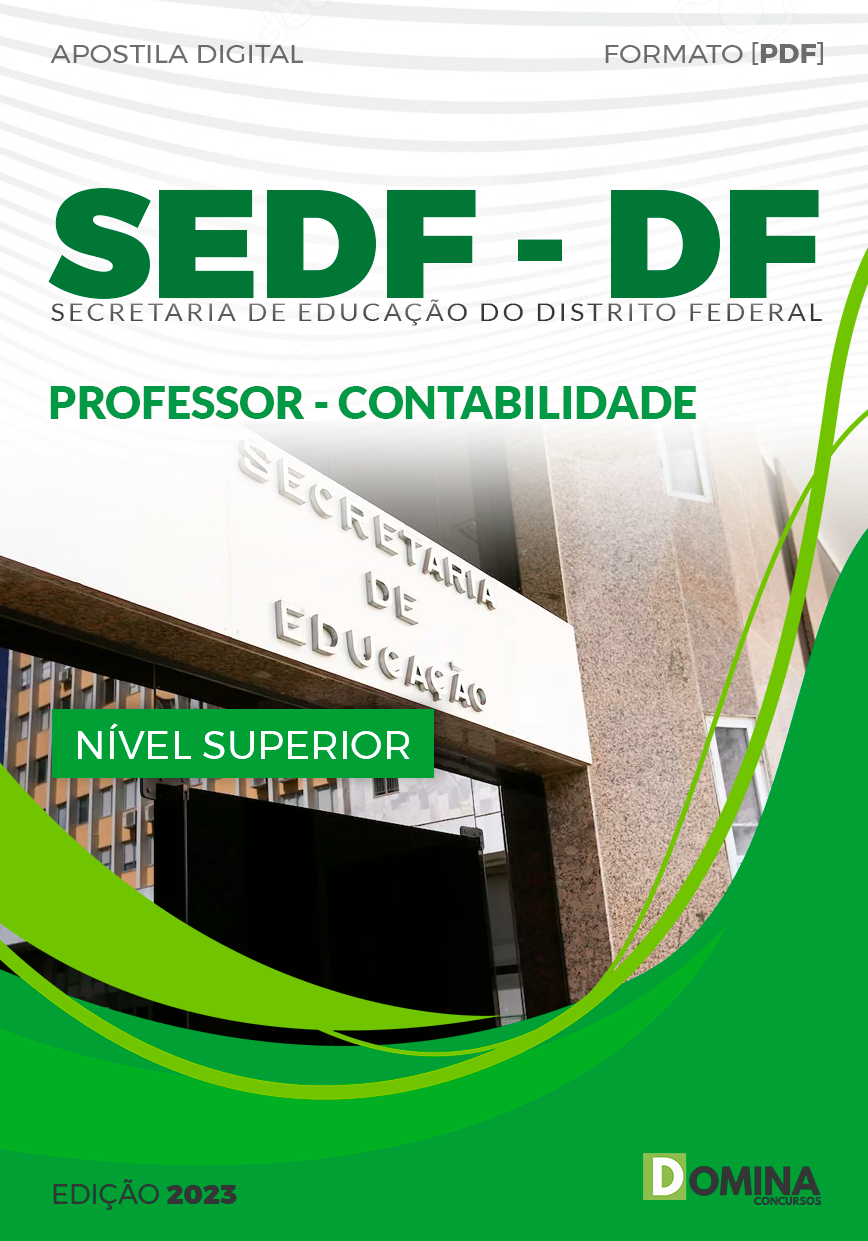 Apostila Concurso SEDF DF 2023 Professor Contabilidade